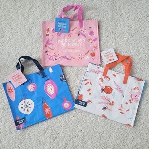 Trader Joe's Mini Reusable Gift Bags Set (Total of 3)